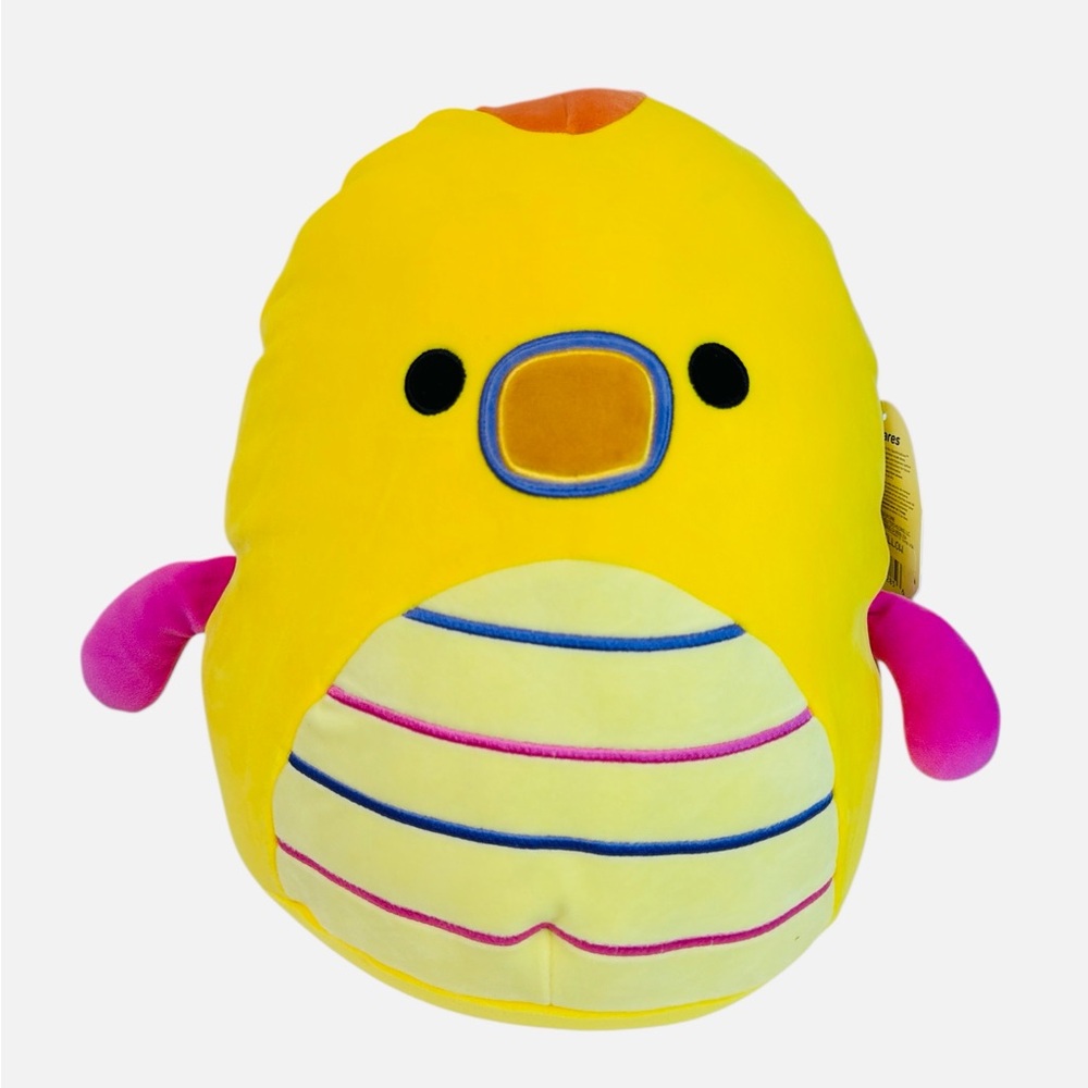Jazwares Squishmallows “Leif the Yellow” Seadragon Plush 13” Toy